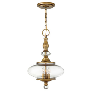 Hinkley Pendant from the Wexley range. Wexley 3 Light Pendant Product Code = HK-WEXLEY-3P-HB