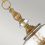 Hinkley Pendant from the Wexley range. Wexley 3 Light Pendant Product Code = HK-WEXLEY-3P-HB
