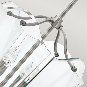 Hinkley Pendant from the Wingate range. Wingate 4 Light Medium Pendant Product Code = HK-WINGATE-P-M