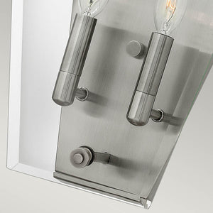 Hinkley Wall Light from the Wingate range. Wingate 2 Light Wall Light Product Code = HK-WINGATE2