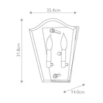 Hinkley Wall Light from the Wingate range. Wingate 2 Light Wall Light Product Code = HK-WINGATE2