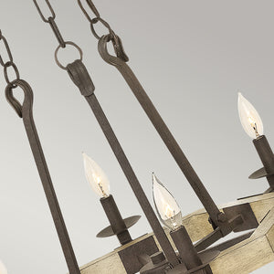 Hinkley Chandelier from the Wyatt range. Wyatt 6 Light Chandelier Product Code = HK-WYATT6