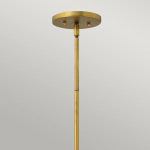 Hinkley Pendant from the Zelda range. Zelda 1 Light Mini Pendant Product Code = HK-ZELDA-P-A-VS