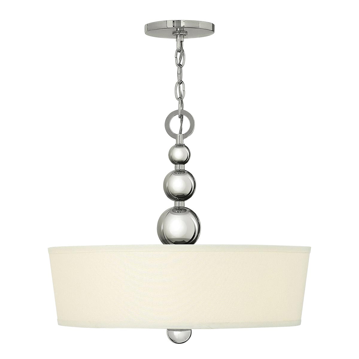 Hinkley Pendant from the Zelda range. Zelda 3 Light Pendant Product Code = HK-ZELDA-P-B-PN
