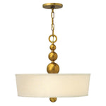 Hinkley Pendant from the Zelda range. Zelda 3 Light Pendant Product Code = HK-ZELDA-P-B-VS