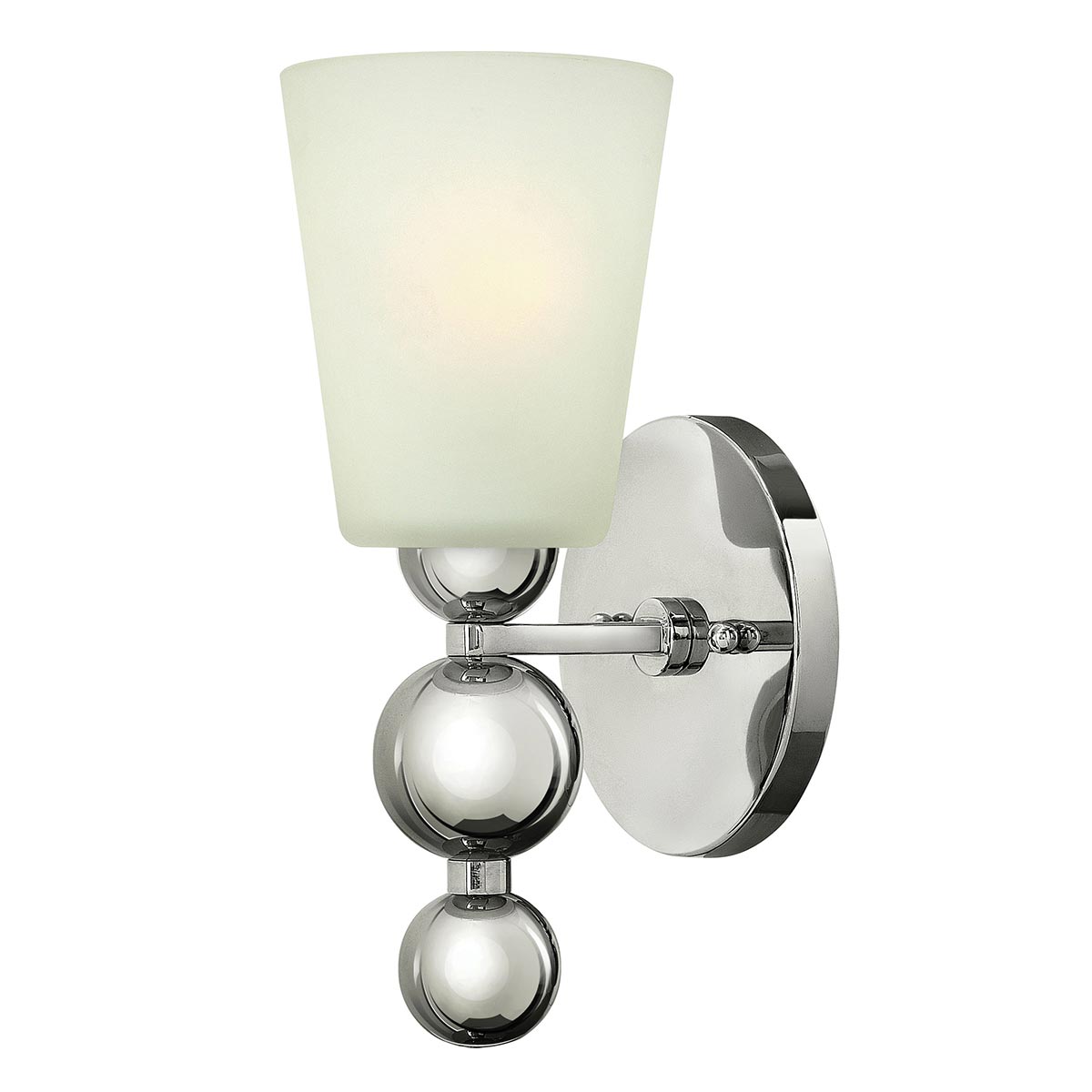 Hinkley Wall Light from the Zelda range. Zelda 1 Light Wall Light Product Code = HK-ZELDA1-PN