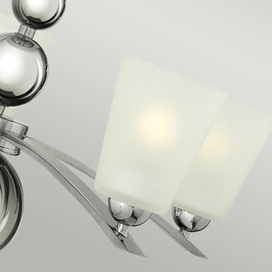 Hinkley Chandelier from the Zelda range. Zelda 5 Light Chandelier Product Code = HK-ZELDA5-PN
