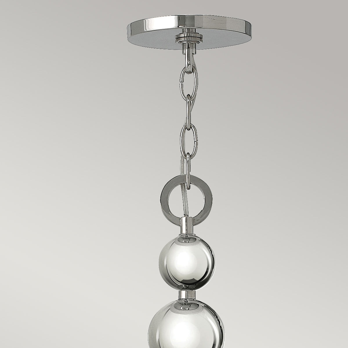 Hinkley Chandelier from the Zelda range. Zelda 8 Light Chandelier Product Code = HK-ZELDA8-PN