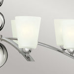 Hinkley Chandelier from the Zelda range. Zelda 8 Light Chandelier Product Code = HK-ZELDA8-PN