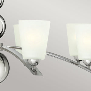 Hinkley Chandelier from the Zelda range. Zelda 8 Light Chandelier Product Code = HK-ZELDA8-PN