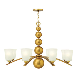 Hinkley Chandelier from the Zelda range. Zelda 8 Light Chandelier Product Code = HK-ZELDA8-VS