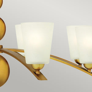Hinkley Chandelier from the Zelda range. Zelda 8 Light Chandelier Product Code = HK-ZELDA8-VS