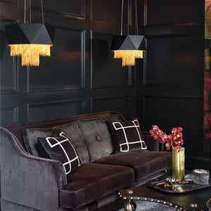 Hinkley/ Fredrick Ramond Pendant from the Zuma range. Zuma 6 Light Pendant Product Code = HK-ZUMA6-SBG