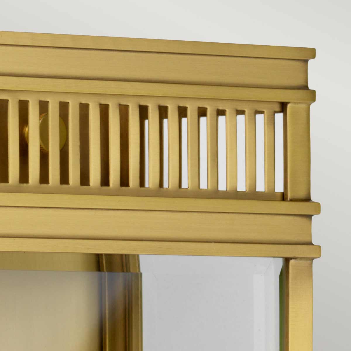 Elstead Lighting Outdoor Wall Light from the Holborn range. Holborn 2 Light Medium Half Lantern Product Code = HL7-M-BB