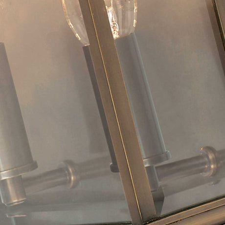 Elstead Lighting Outdoor Wall Light from the Holborn range. Holborn 2 Light Half Lantern Medium Product Code = HL7-M-DB