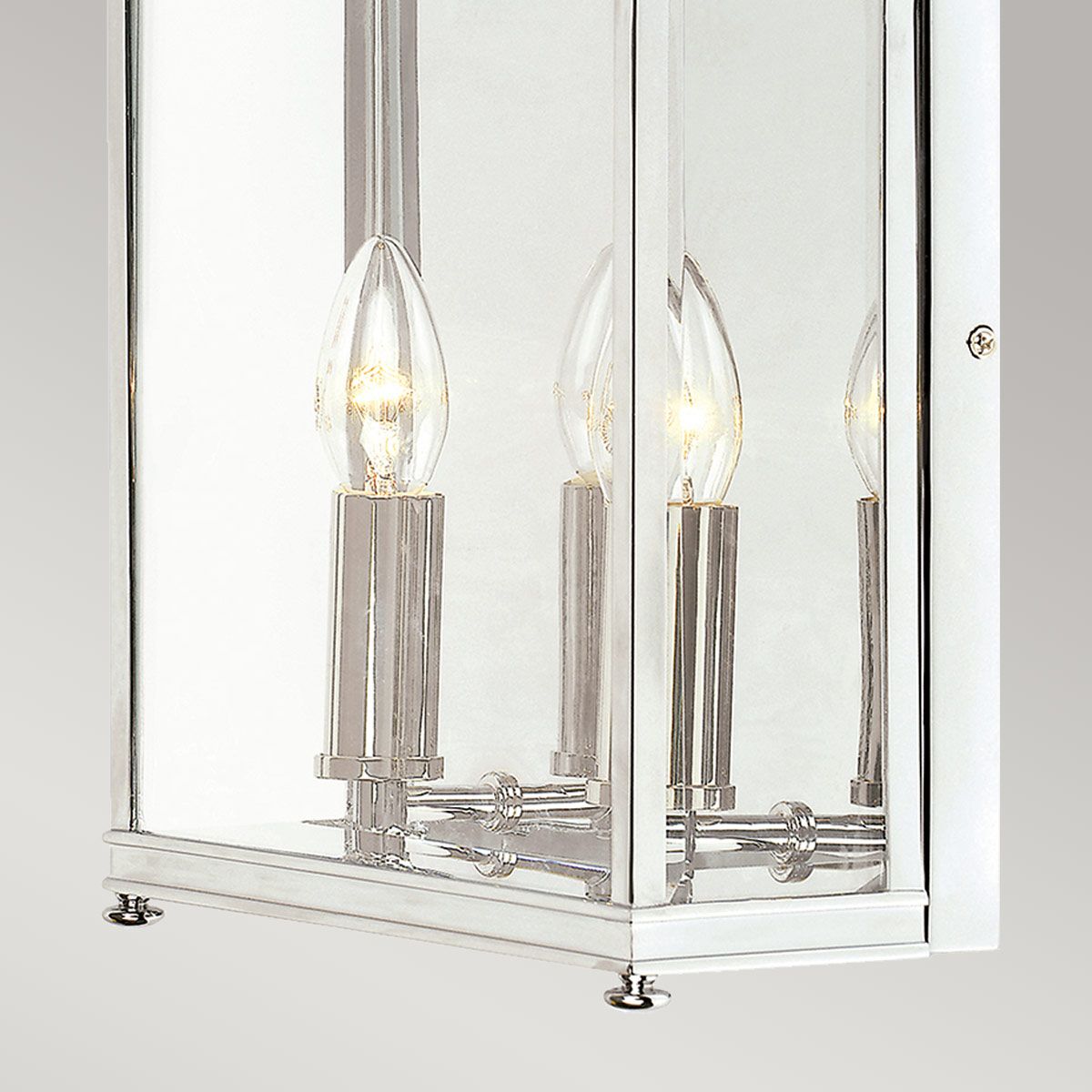 Elstead Lighting Outdoor Wall Light from the Holborn range. Holborn 2 Light Half Lantern Medium – SKU HL7-M-PC