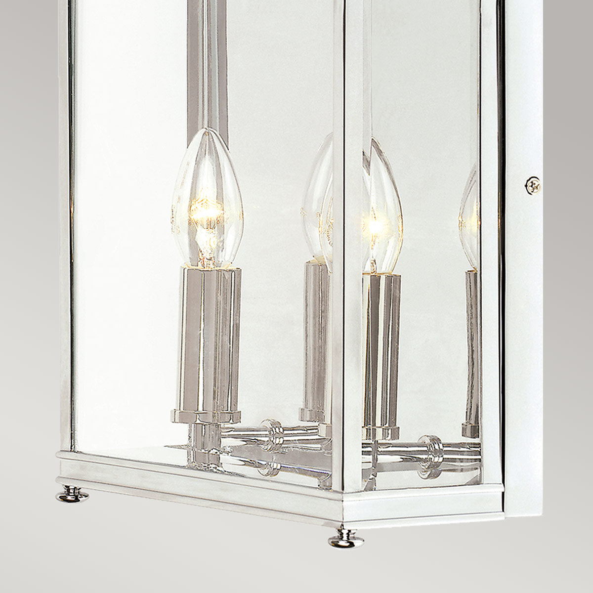 Elstead Lighting Outdoor Wall Light from the Holborn range. Holborn 2 Light Half Lantern Medium Product Code = HL7-M-PC