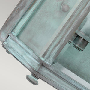 Elstead Lighting Outdoor Wall Light from the Holborn range. Holborn 2 Light Medium Half Lantern Product Code = HL7-M-VDG