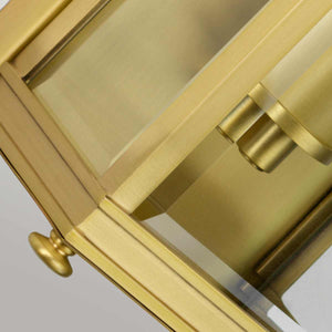 Elstead Lighting Outdoor Wall Light from the Holborn range. Holborn 1 Light Small Half Lantern Product Code = HL7-S-BB