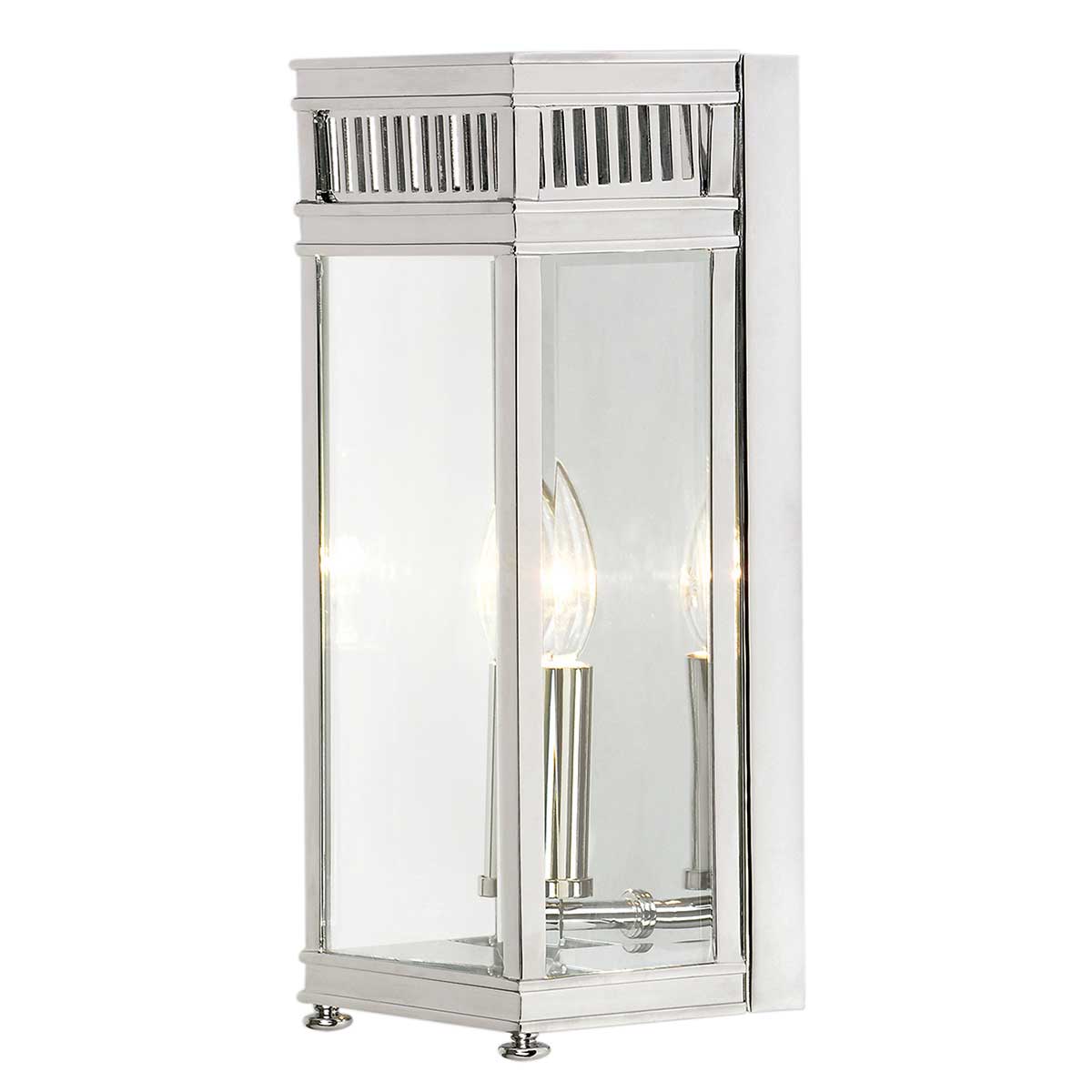 Elstead Lighting Outdoor Wall Light from the Holborn range. Holborn 1 Light Half Lantern Small Product Code = HL7-S-PC
