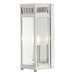 Elstead Lighting Outdoor Wall Light from the Holborn range. Holborn 1 Light Half Lantern Small Product Code = HL7-S-PC