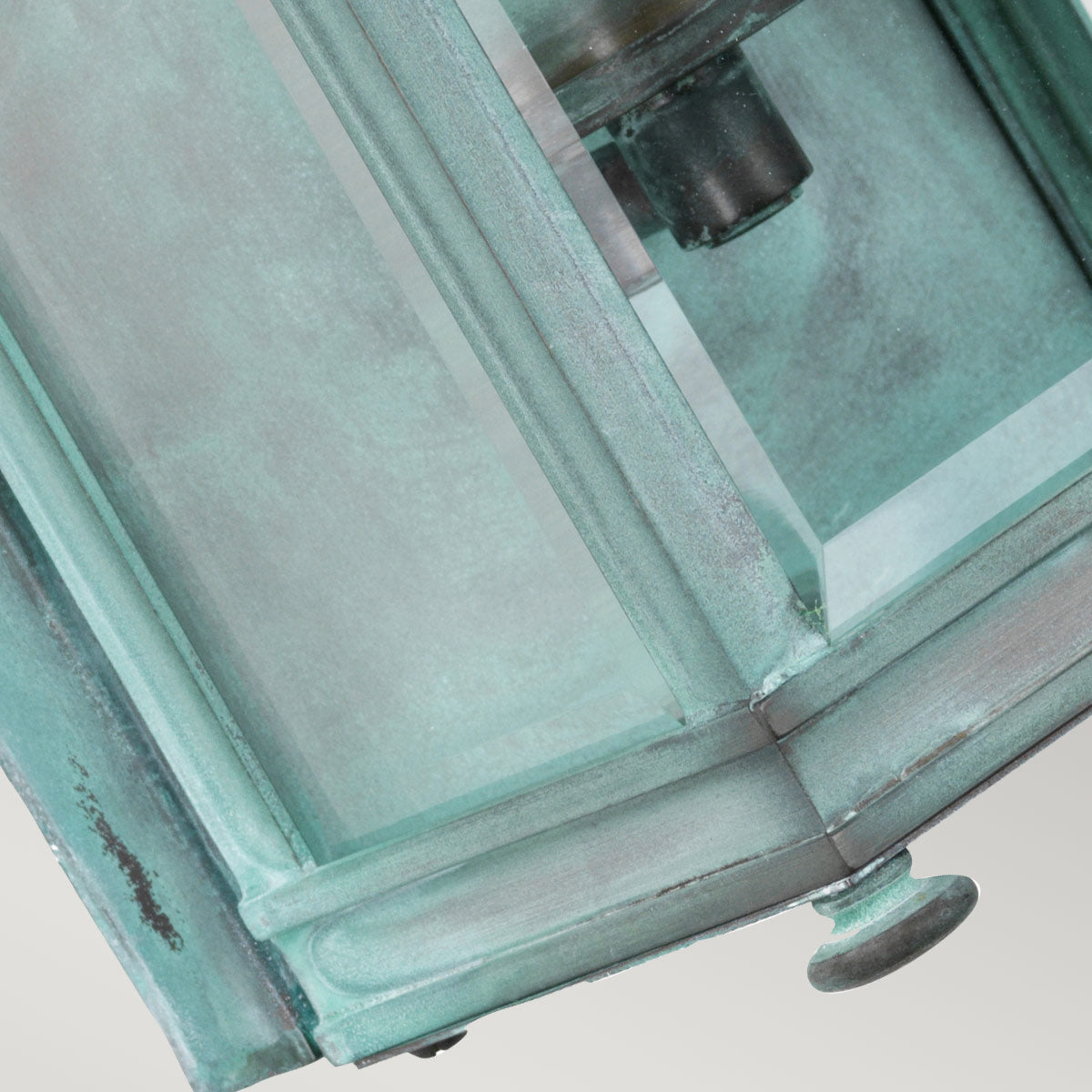 Elstead Lighting Outdoor Wall Light from the Holborn range. Holborn 1 Light Small Half Lantern Product Code = HL7-S-VDG