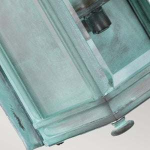 Elstead Lighting Outdoor Wall Light from the Holborn range. Holborn 1 Light Small Half Lantern Product Code = HL7-S-VDG