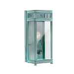 Elstead Lighting Outdoor Wall Light from the Holborn range. Holborn 1 Light Small Half Lantern – SKU HL7-S-VDG