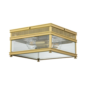 Elstead Lighting Ceiling Flush from the Holborn range. Holborn 2 Light Flush Product Code = HOLBORN-F-BB