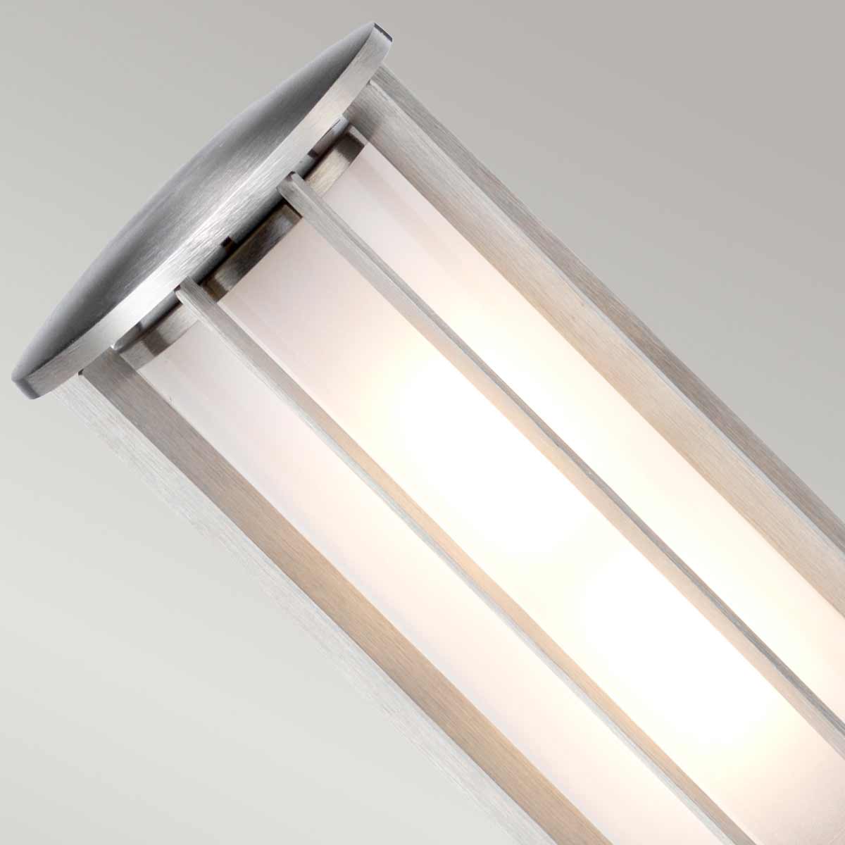 Elstead Lighting Bollard from the Hornsea range. Hornsea 1 Light Bollard  Product Code = HORNSEA-B-SS