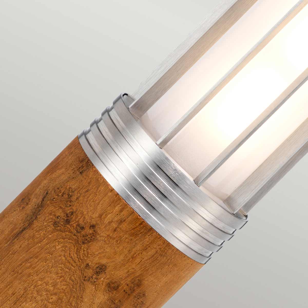 Elstead Lighting Bollard from the Hornsea range. Hornsea 1 Light Bollard  Product Code = HORNSEA-B-SS