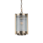 Magnalux Hudson Single Pendant Antique Brass Part Number - HUD01AB
