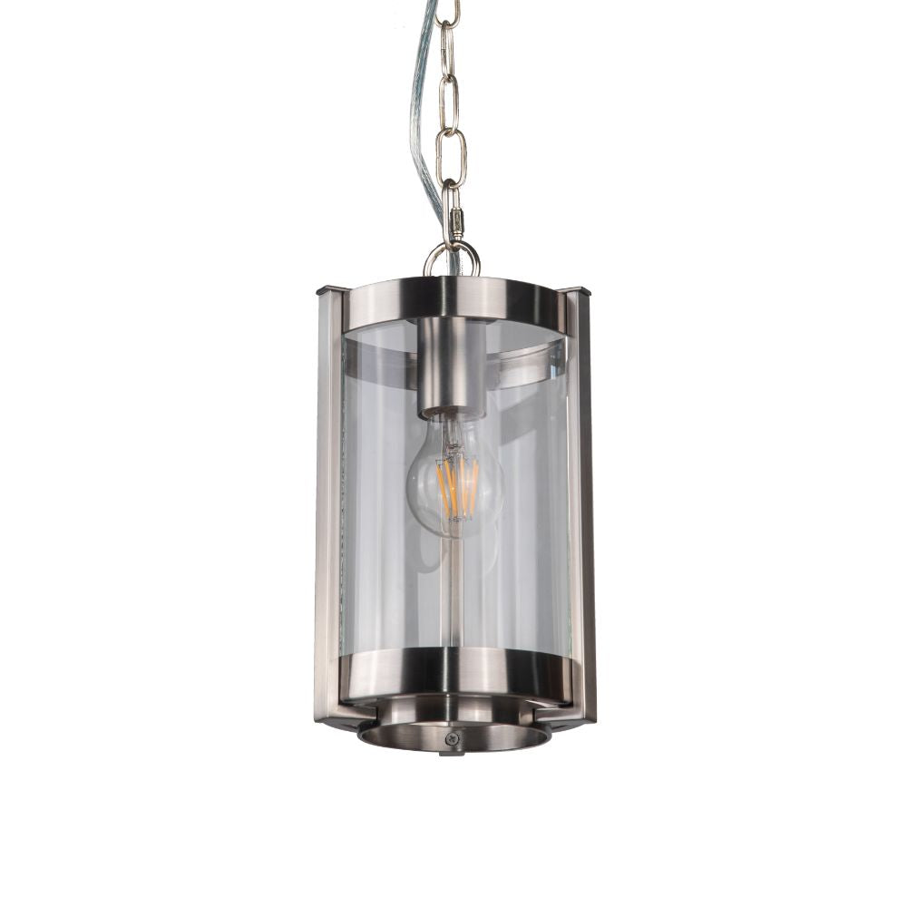 Magnalux Hudson Single Pendant Satin Chrome Part Number - HUD01SC