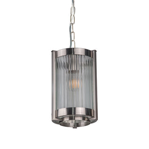 Magnalux Hudson Single Pendant Satin Chrome Part Number - HUD01SC