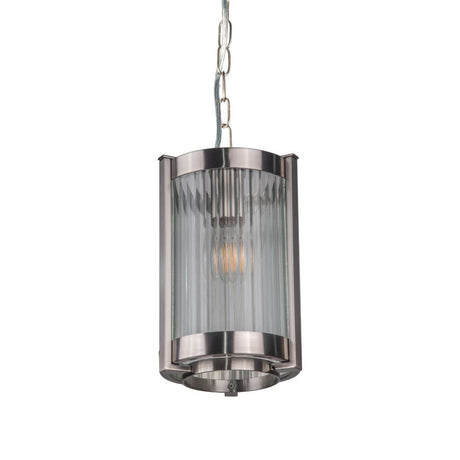 Magnalux Hudson Single Pendant Satin Chrome Part Number - HUD01SC