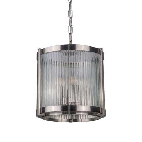 Magnalux Hudson Single Pendant Satin Chrome Part Number - HUD05SC