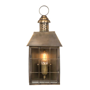 Elstead Lighting Outdoor Wall Light from the Hyde Park range. Hyde Park 1 Light Wall Lantern  Product Code = HYDE-PARK-BR