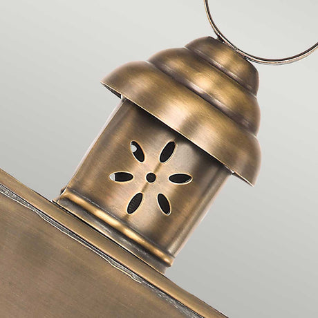 Elstead Lighting Outdoor Wall Light from the Hyde Park range. Hyde Park 1 Light Wall Lantern  Product Code = HYDE-PARK-BR
