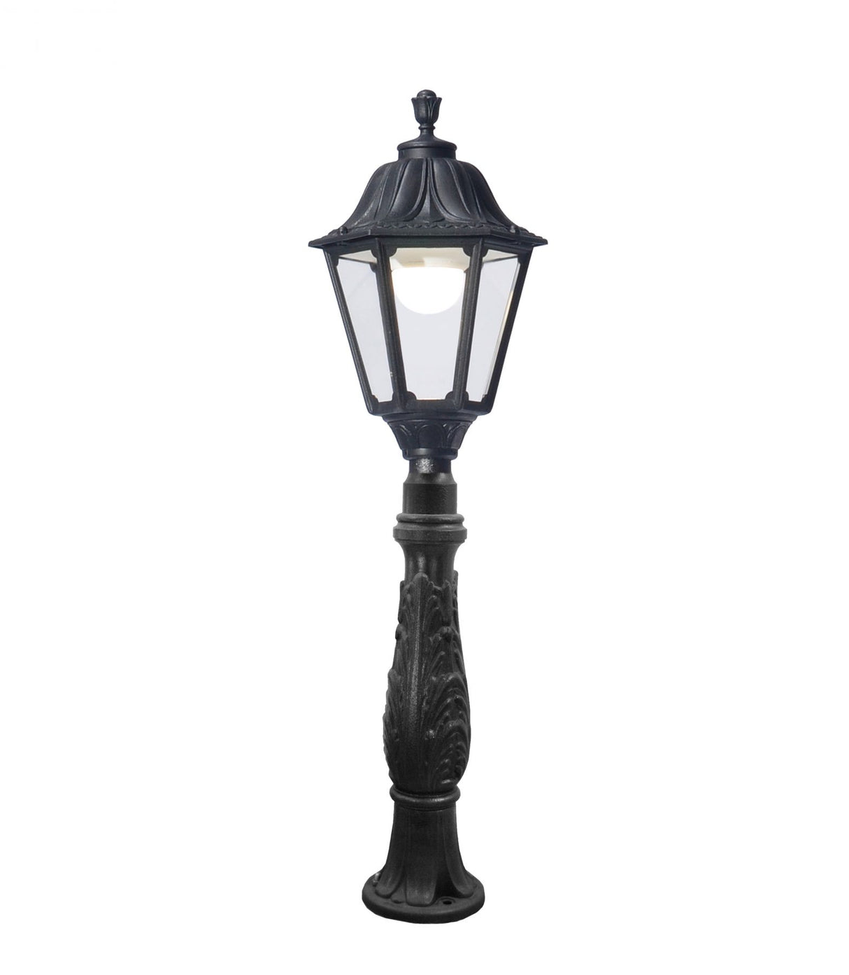 Magnalux Iafet.R Black Medium Height Single Post Noemi E27 30W Part Number - IAFET.R/NOEMI