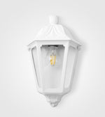 Magnalux Iesse White Clear E27 Half Wall Light Part Number - IESSEWH
