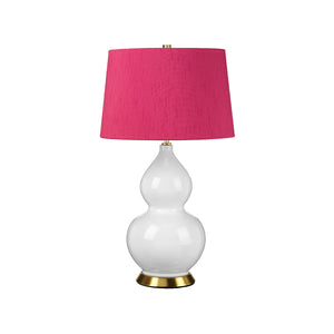Elstead Lighting Table Lamp from the ISLA range. Isla 1 Light Table Light Product Code = ISLA-AB-TL-CRANBERRY