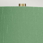 Elstead Lighting Table Lamp from the ISLA range. Isla 1 Light Table Light Product Code = ISLA-AB-TL-GREEN