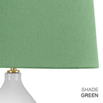 Elstead Lighting Table Lamp from the ISLA range. Isla 1 Light Table Light – SKU ISLA-AB-TL-PURPLE