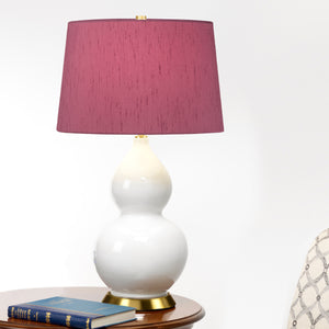 Elstead Lighting Table Lamp from the ISLA range. Isla 1 Light Table Light Product Code = ISLA-AB-TL-PURPLE