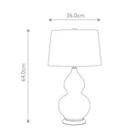 Elstead Lighting Table Lamp from the ISLA range. Isla 1 Light Table Light – SKU ISLA-AB-TL-PURPLE