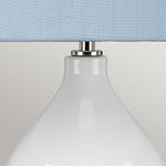 Elstead Lighting Table Lamp from the ISLA range. Isla 1 Light Table Light – SKU ISLA-PN-TL-BLUE