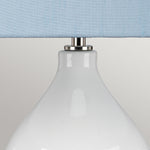 Elstead Lighting Table Lamp from the ISLA range. Isla 1 Light Table Light Product Code = ISLA-PN-TL-BLUE