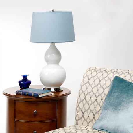 Elstead Lighting Table Lamp from the ISLA range. Isla 1 Light Table Light Product Code = ISLA-PN-TL-BLUE