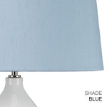 Elstead Lighting Table Lamp from the ISLA range. Isla 1 Light Table Light – SKU ISLA-PN-TL-RED