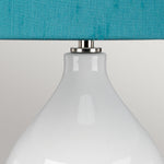 Elstead Lighting Table Lamp from the ISLA range. Isla 1 Light Table Light Product Code = ISLA-PN-TL-TEAL